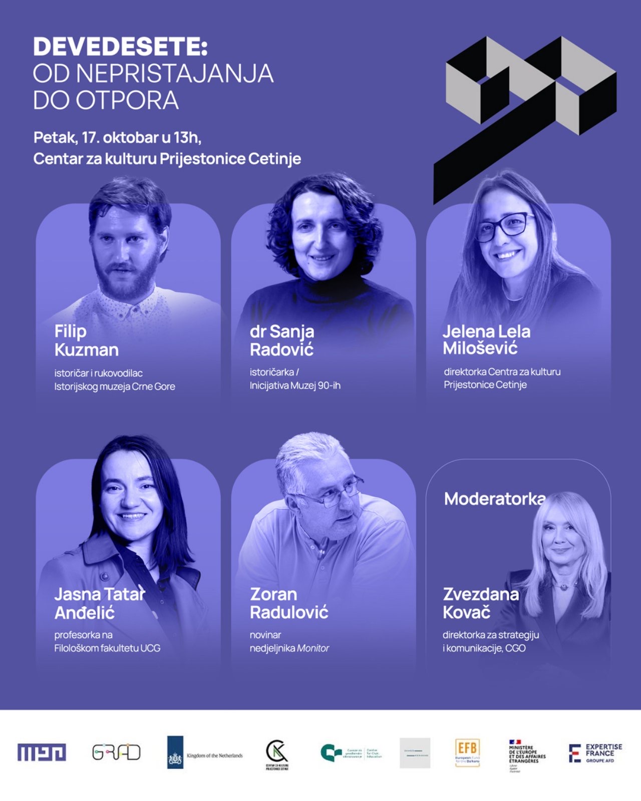 Panel diskusija: Devedesete – od nepristajanja do otpora